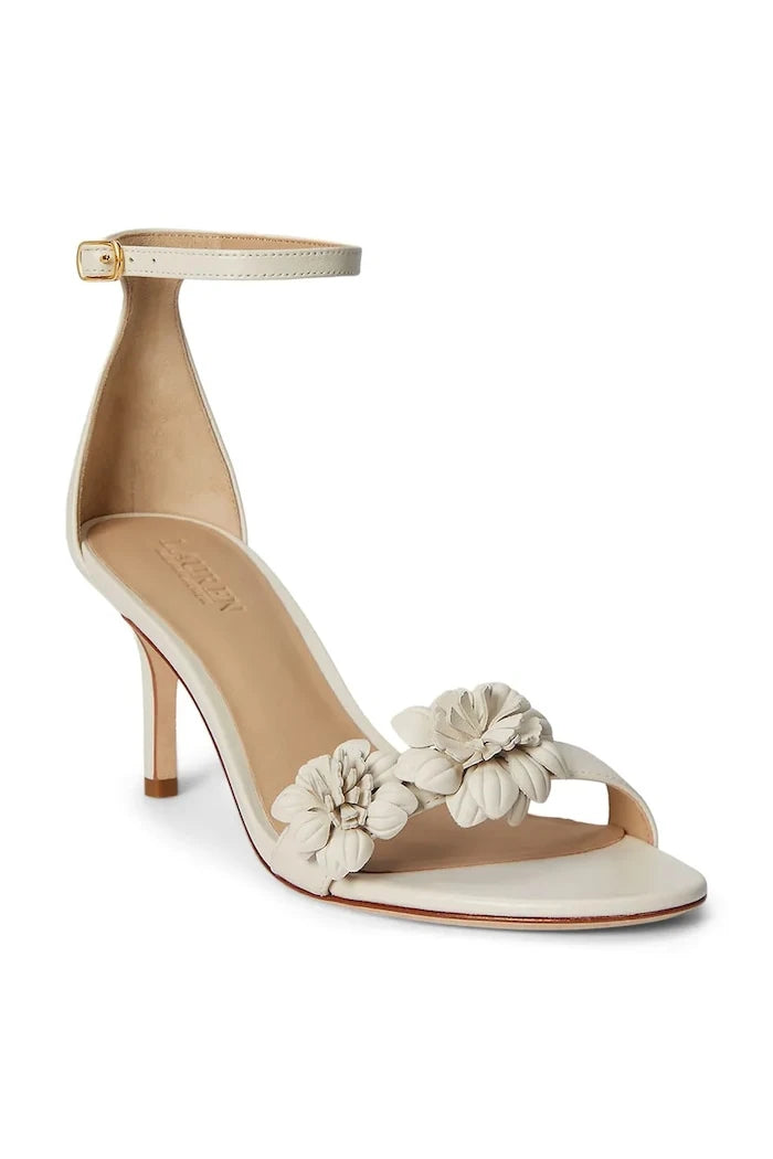 Lauren Ralph Lauren Topuklu Deri Sandalet Allie M Flwr