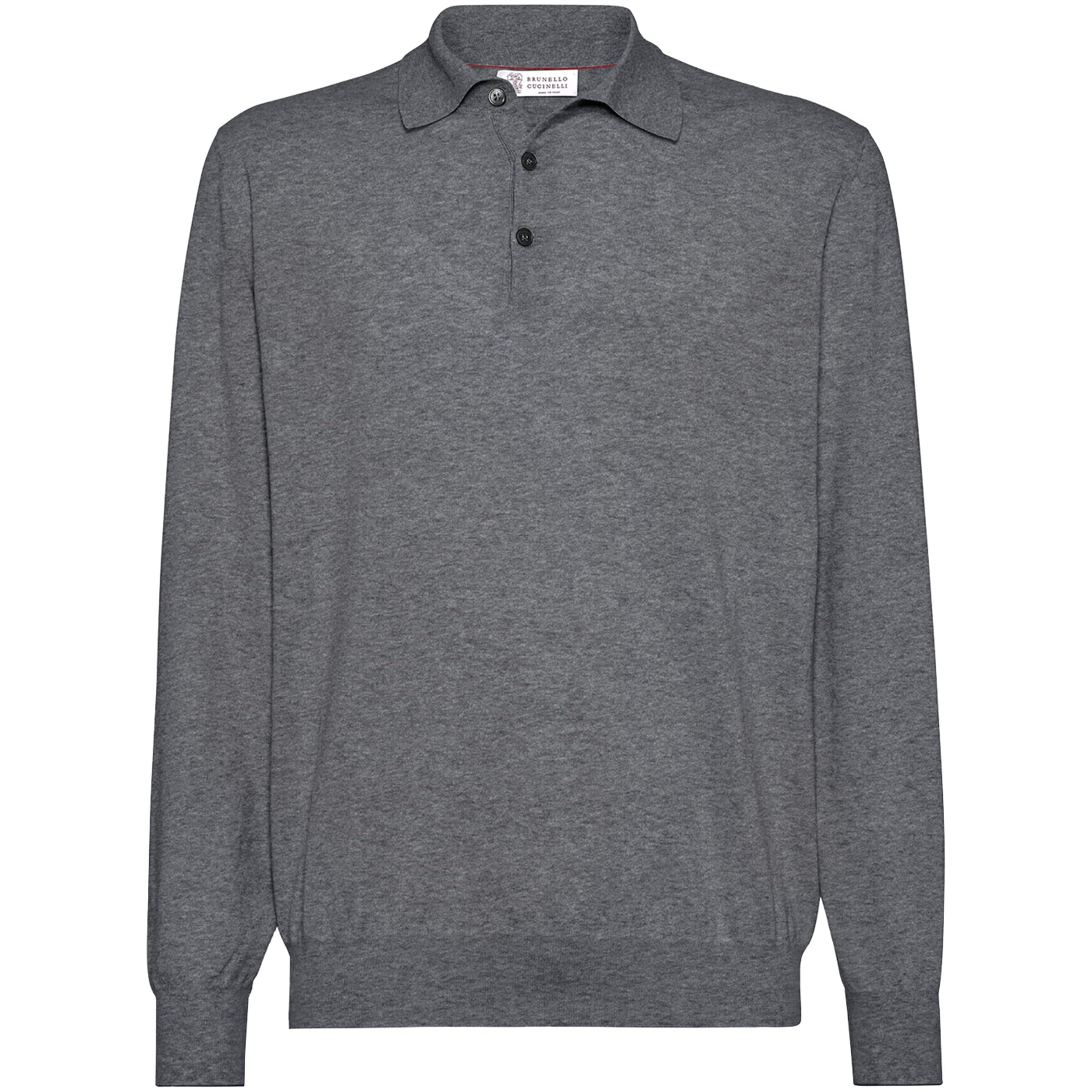 Brunello Cucinelli Cotton Polo Sweater