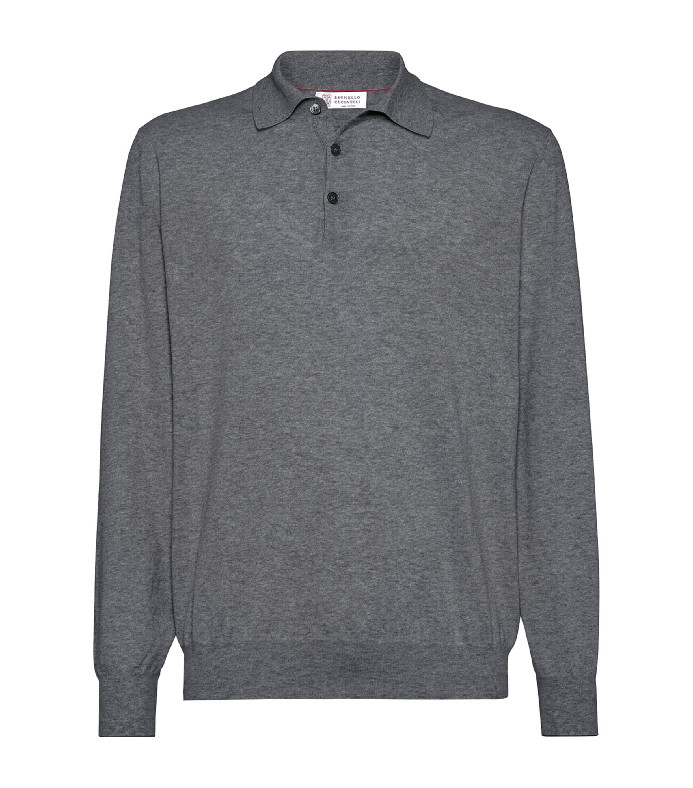 Brunello Cucinelli Cotton Polo Sweater