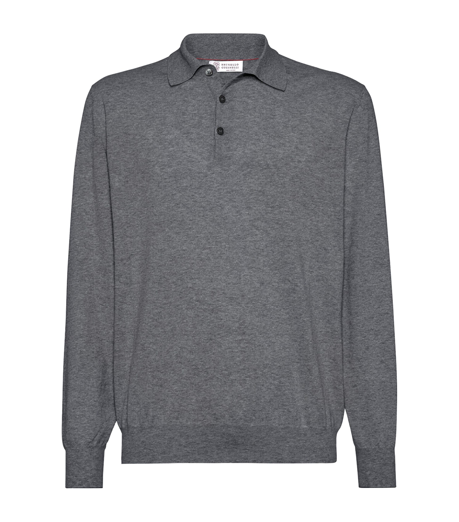 Brunello Cucinelli Cotton Polo Sweater