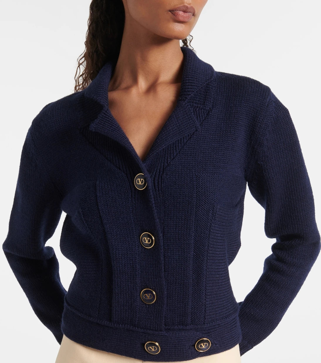 Valentino - Wool and cotton cardigan