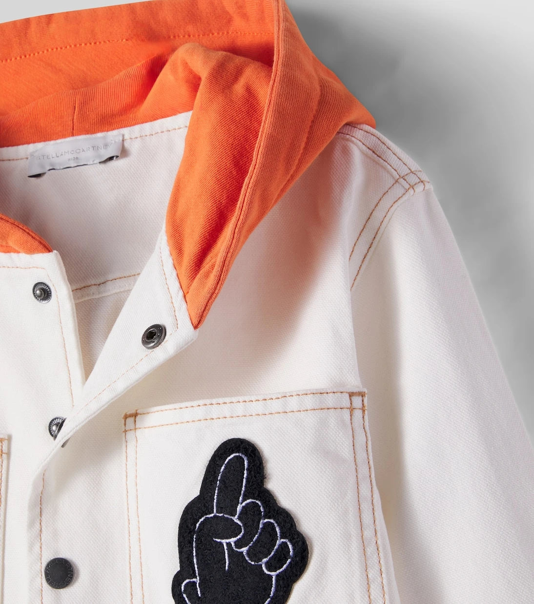 Stella McCartney Kids - Embroidered cotton canvas jacket