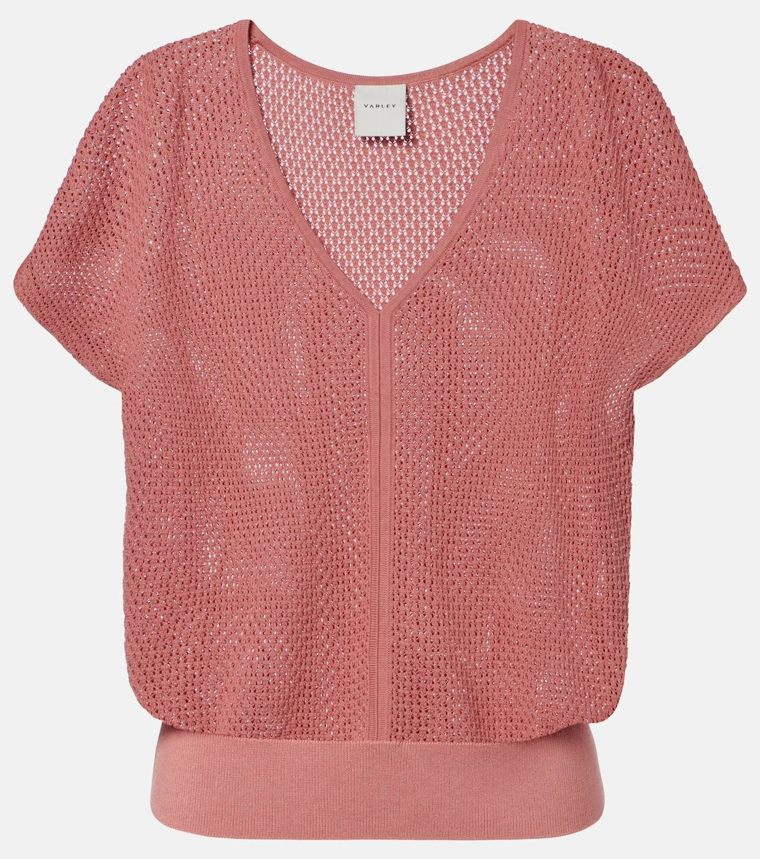 Varley - Ashford open-knit cotton top