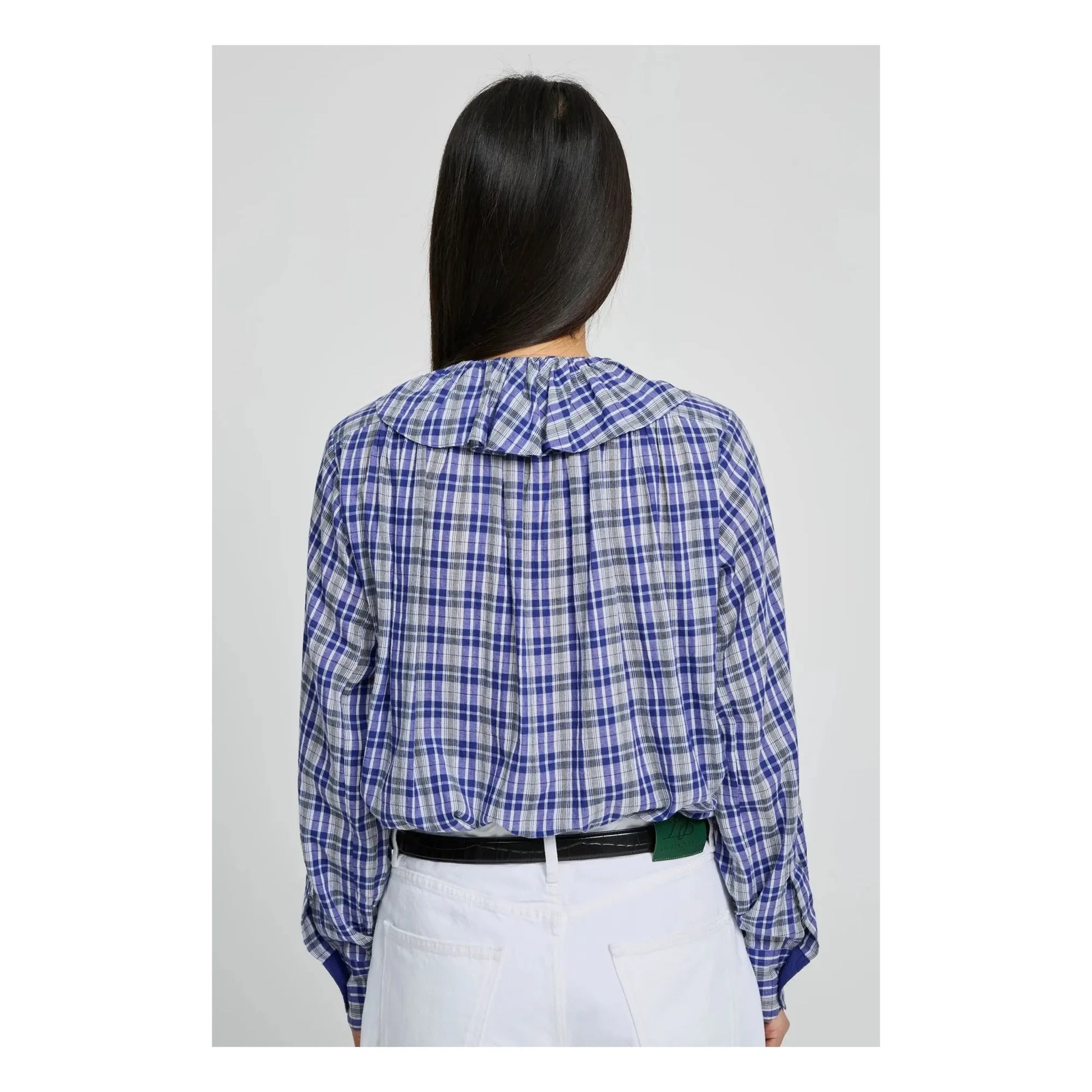Laurence Bras - Annie Coton blouse | Blue