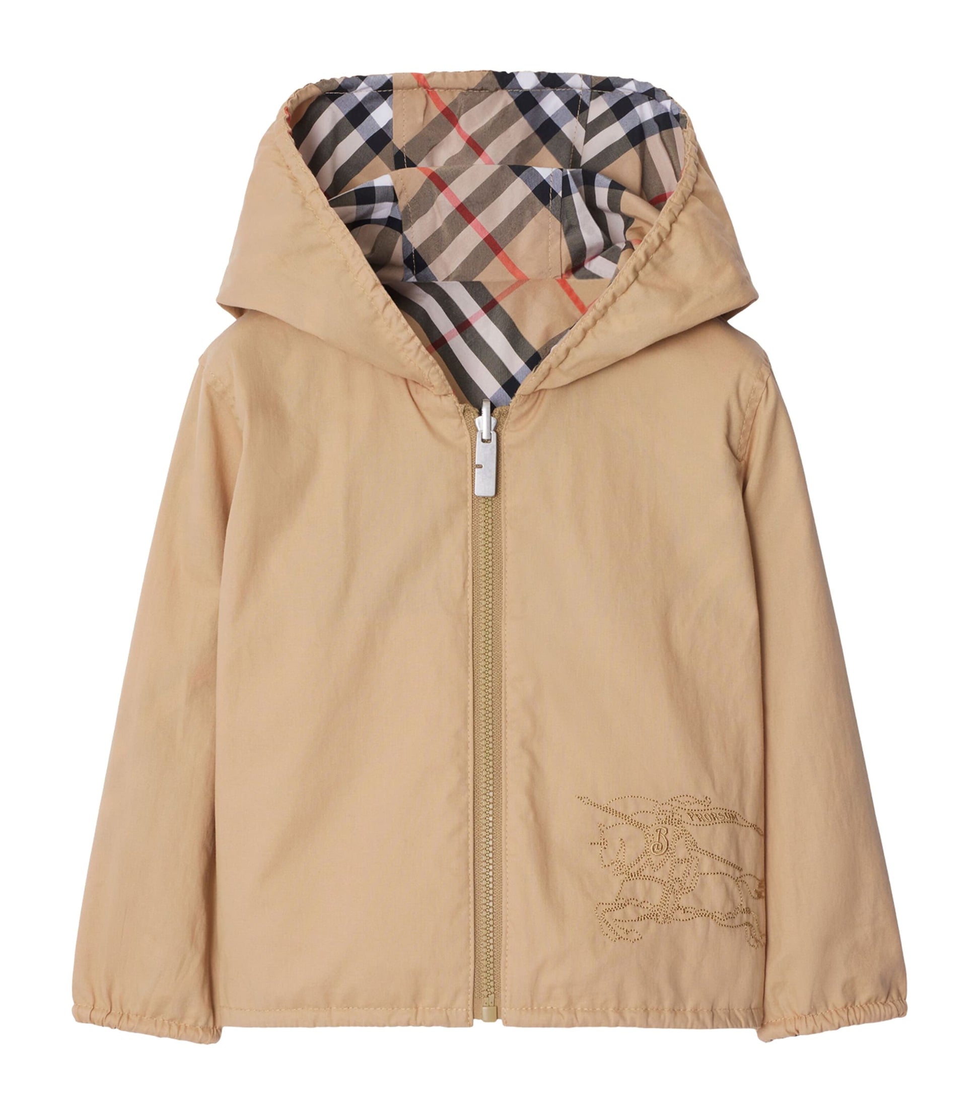 Burberry Kids Cotton-Blend Reversible Hooded Jacket (6-24 Months)