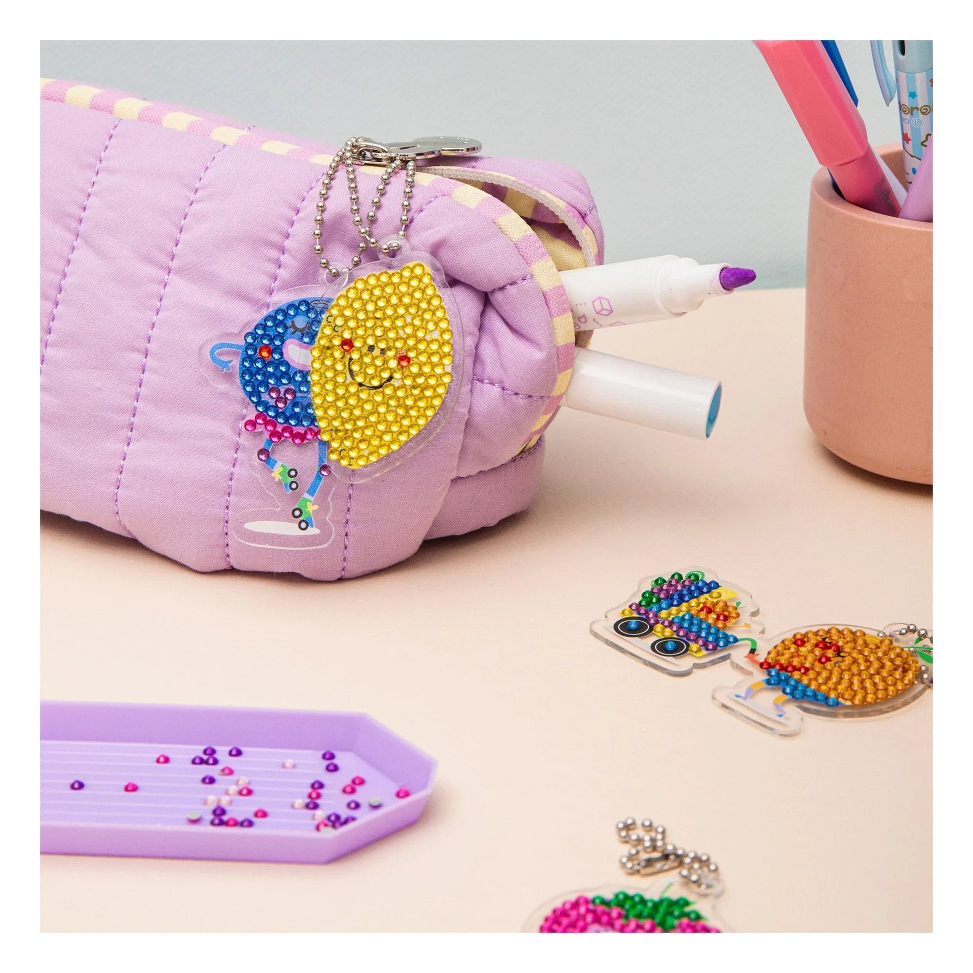 La Petite Épicerie - Children's Diamond painting kit - Key ring