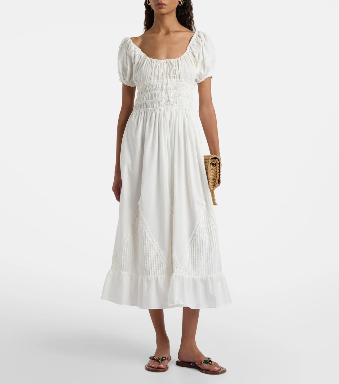 Faithfull - Sunniva cotton midi dress