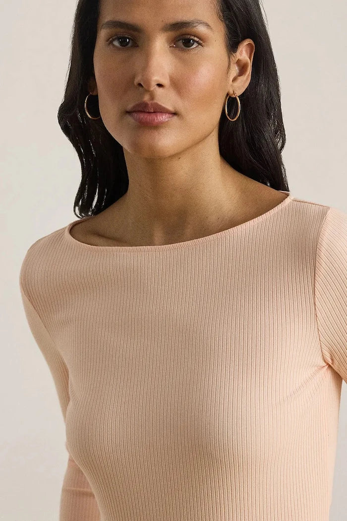 Lauren Ralph Lauren uzun kollu kadın bluzu modal