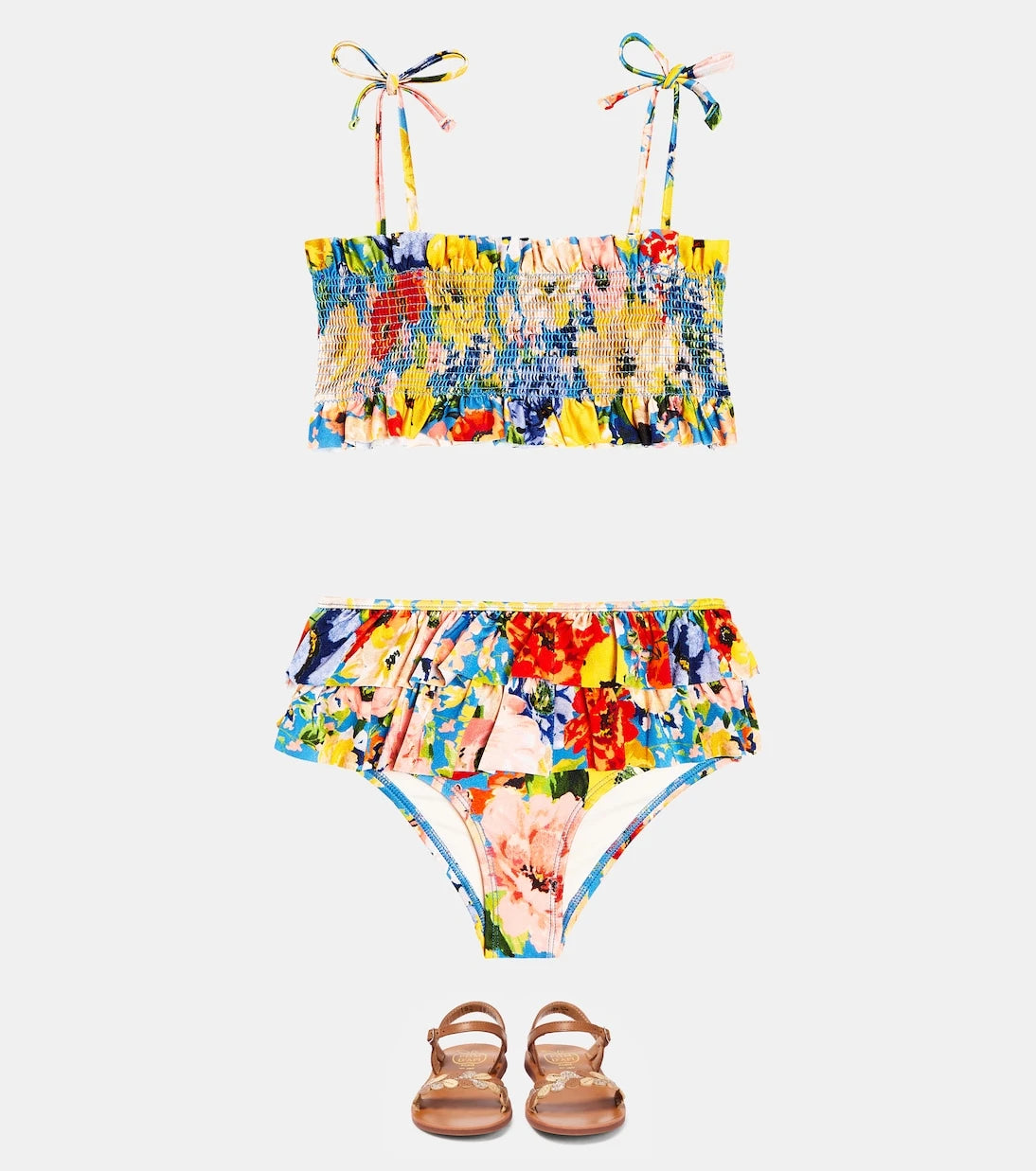 Zimmermann Kids - Alight floral bikini