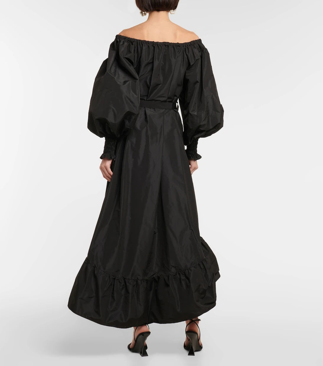 Patou - Off-shoulder faille maxi dress