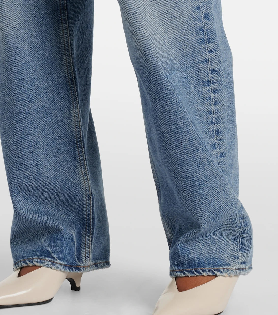 Agolde - Henson mid-rise wide-leg jeans