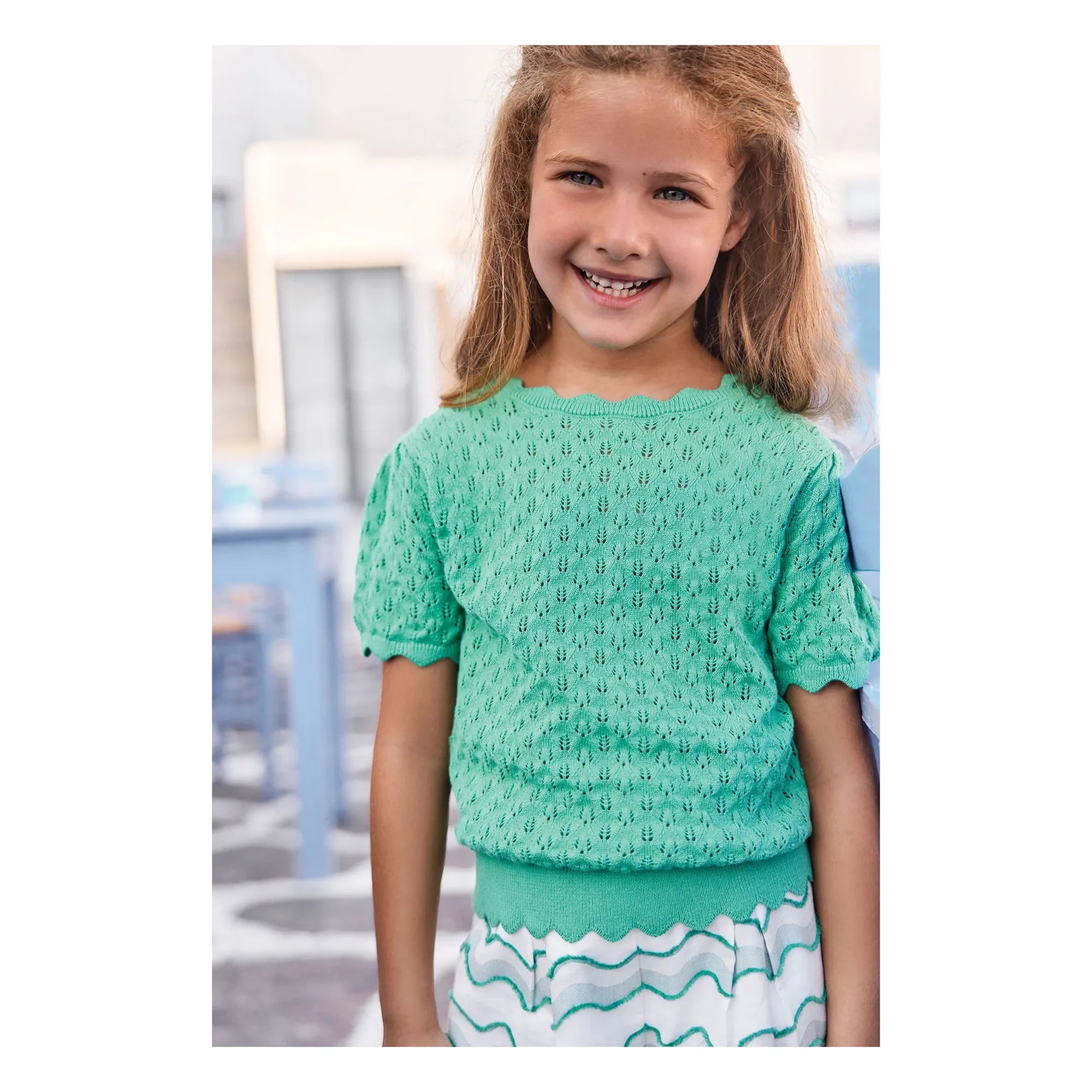 Tartine et Chocolat - Feston Maille T-shirt | Green