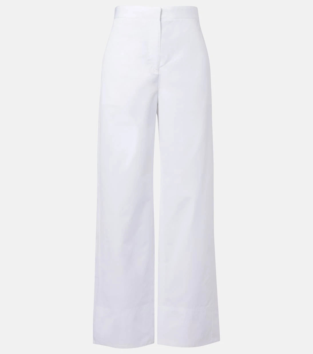 Toteme - Twisted Seam cotton poplin wide-leg pants