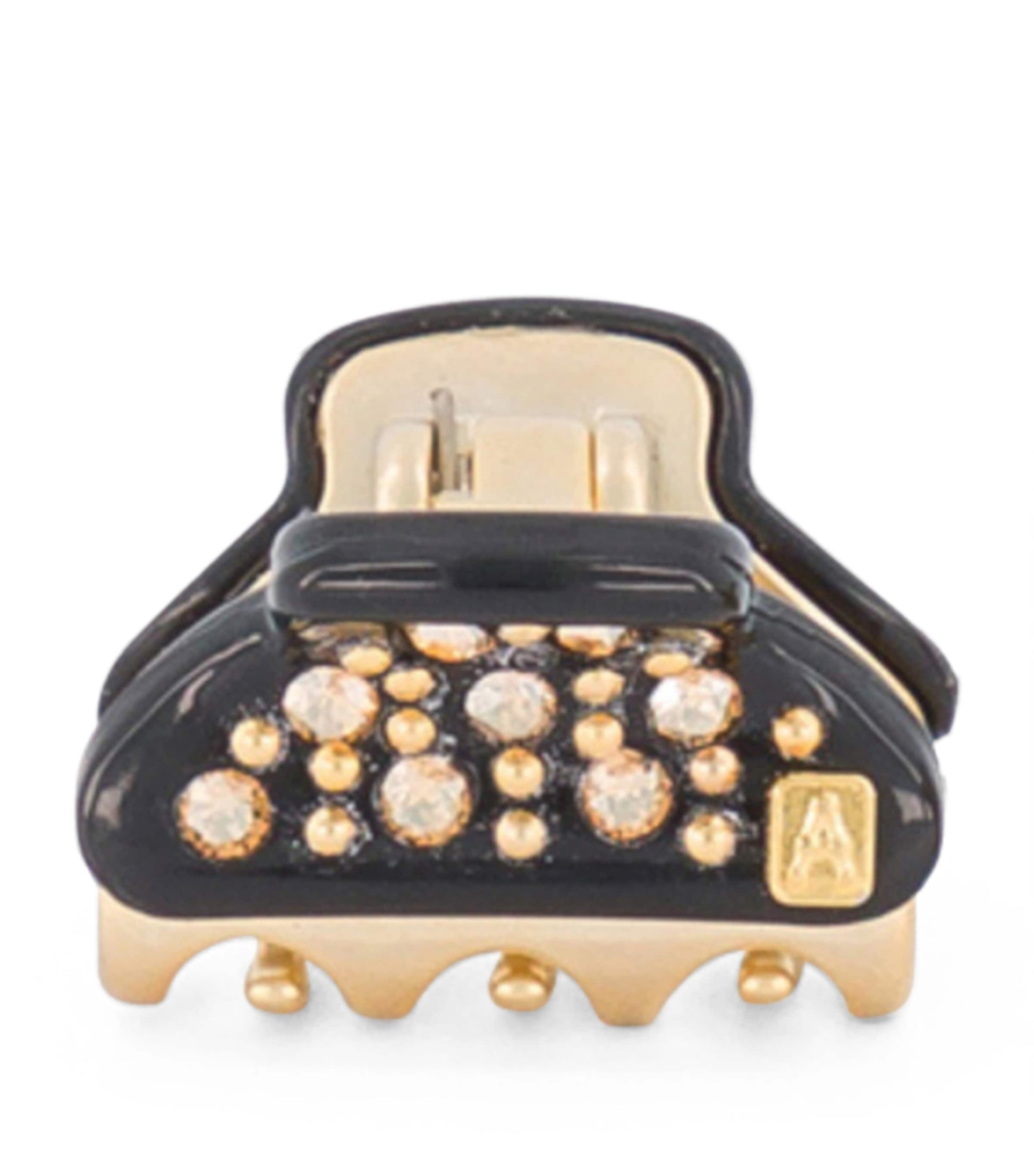 Alexandre de Paris Gold-Plated Mini Claw Hair Clips (Set of 2)