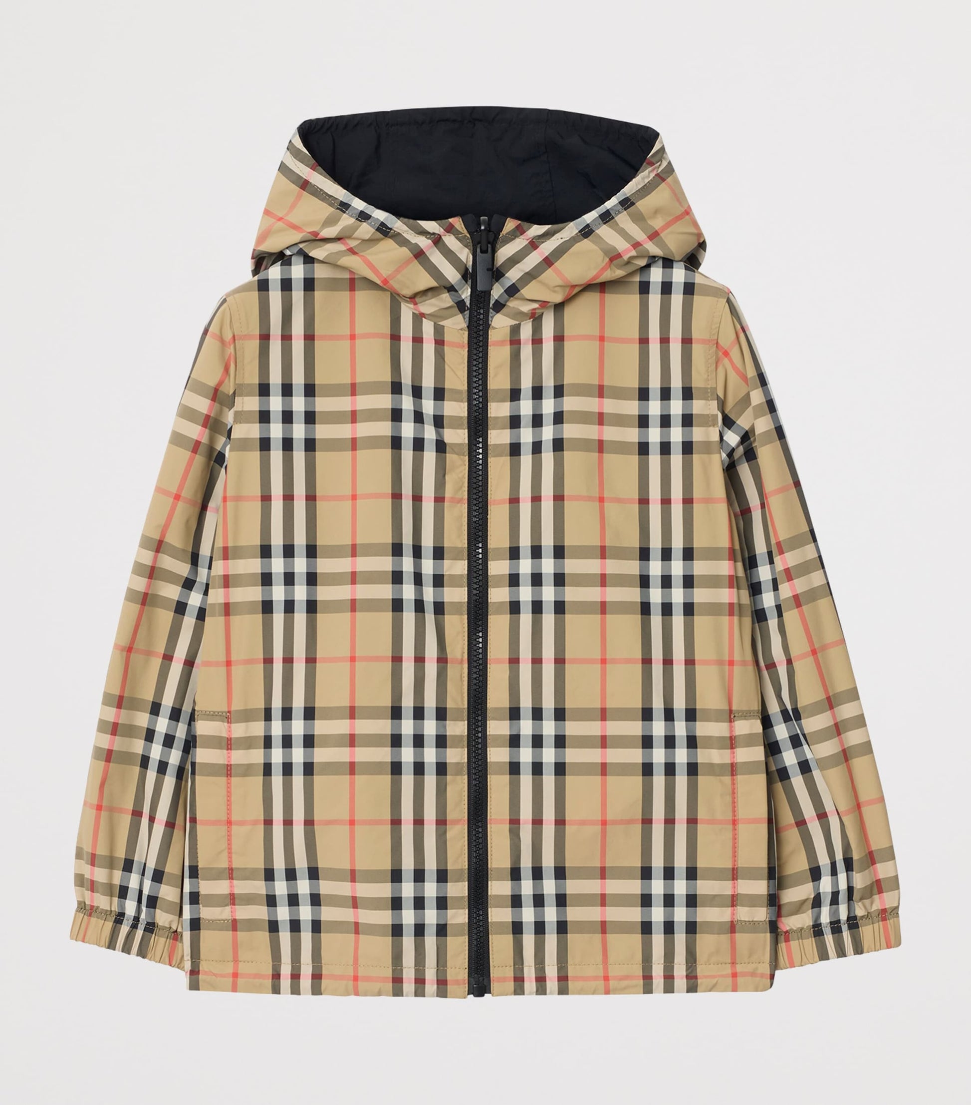 Burberry Kids Check Reversible Hooded Jacket (3-12 Years)