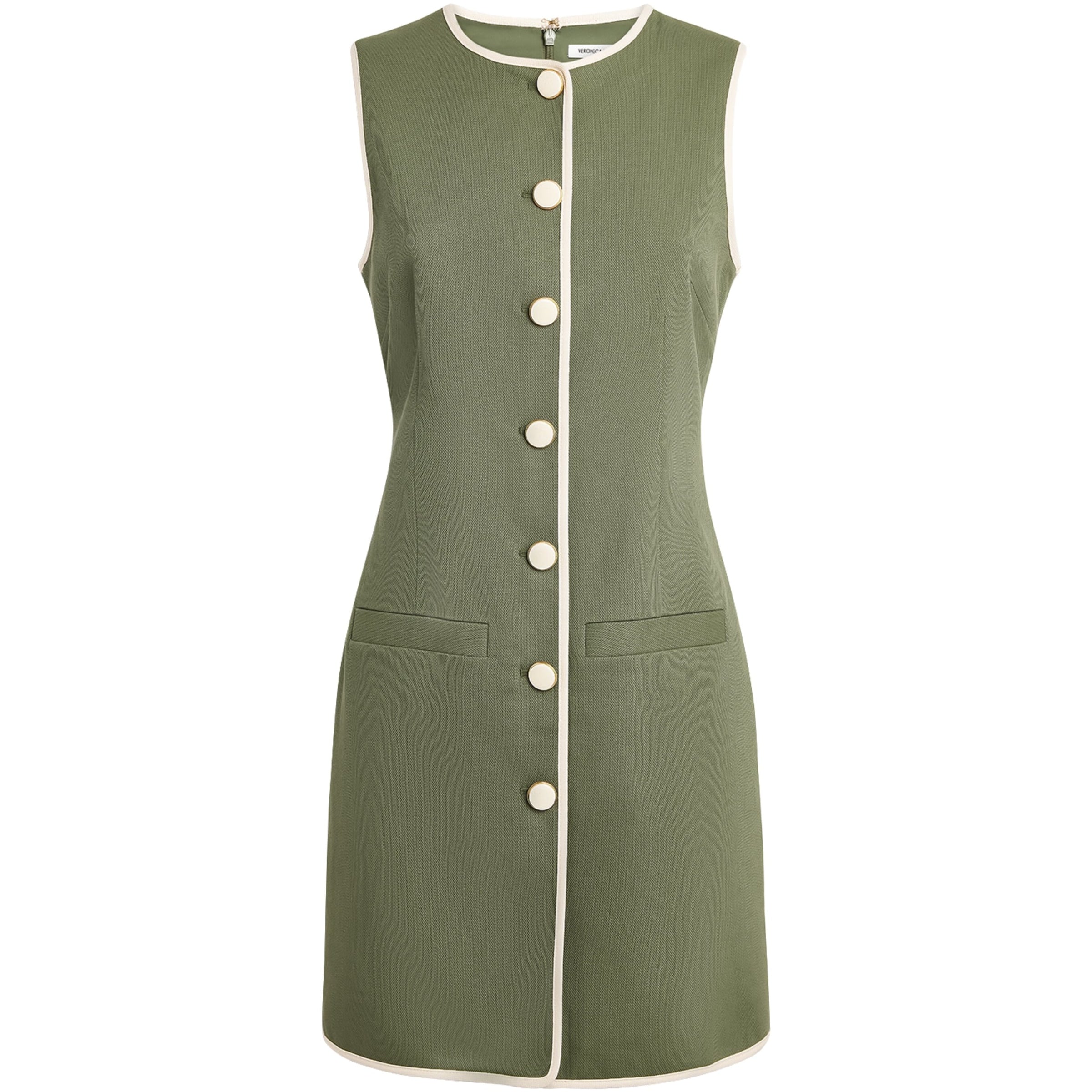 Veronica Beard Green Whistler Mini Dress