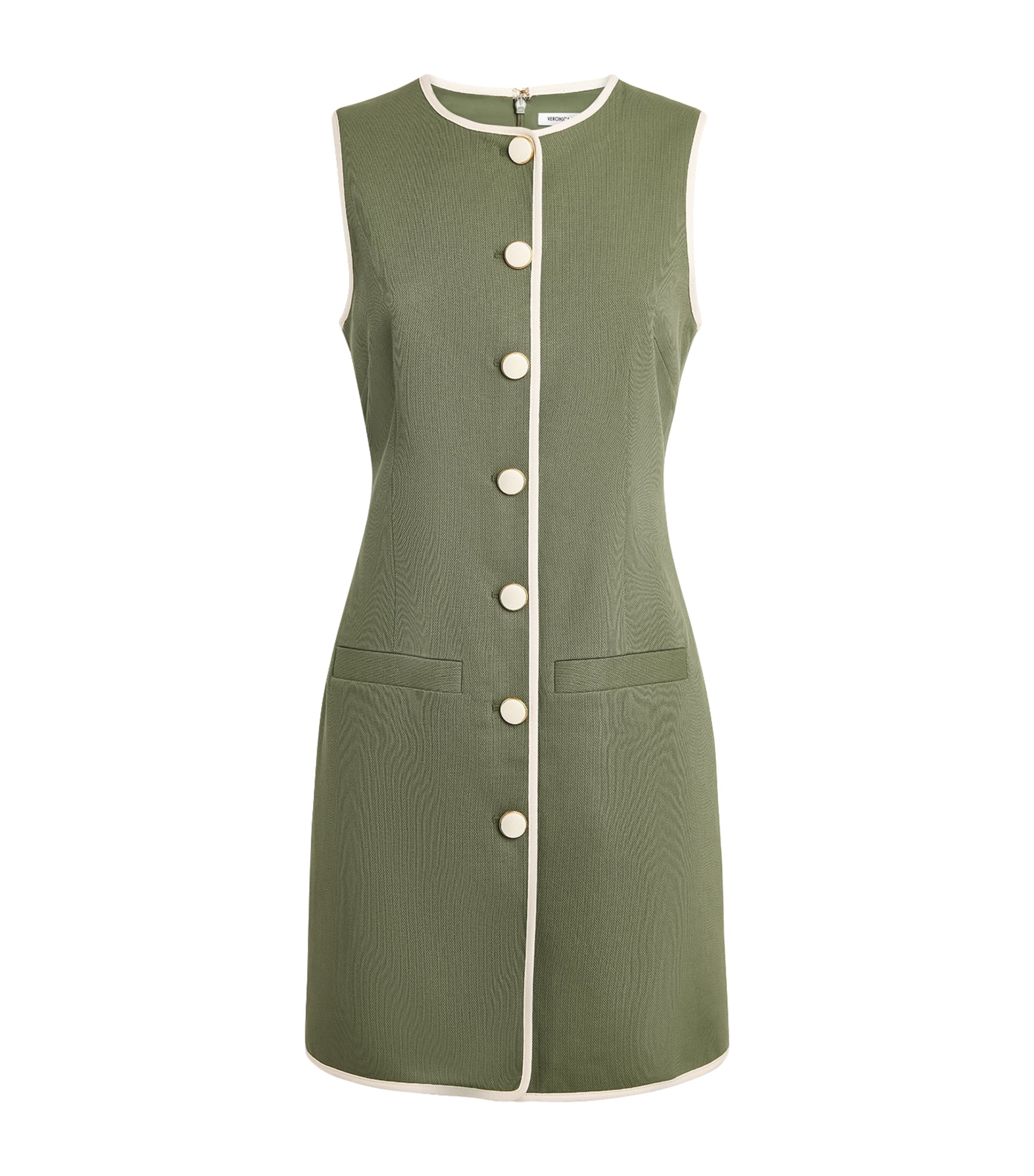 Veronica Beard Green Whistler Mini Dress