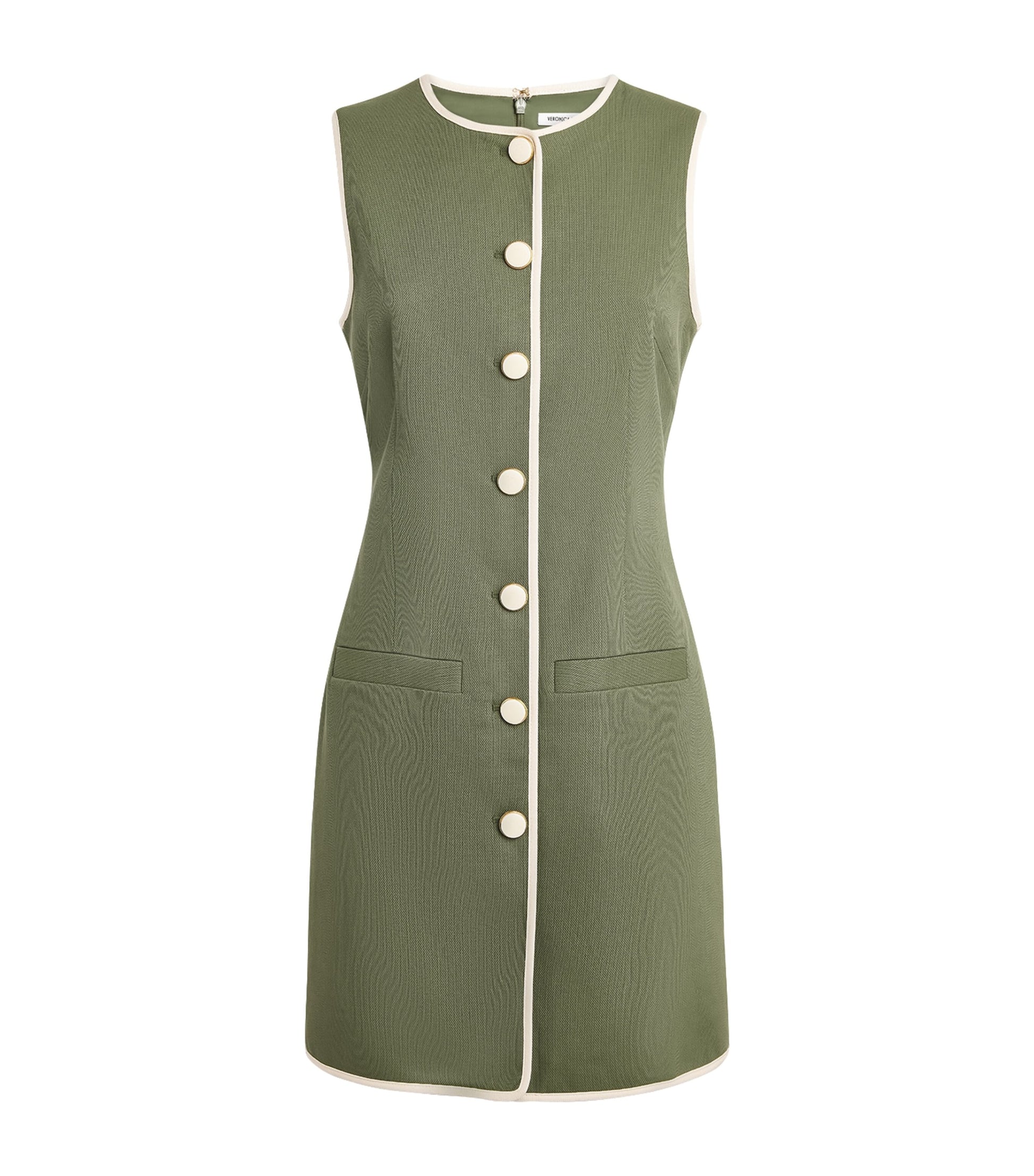 Veronica Beard Green Whistler Mini Dress