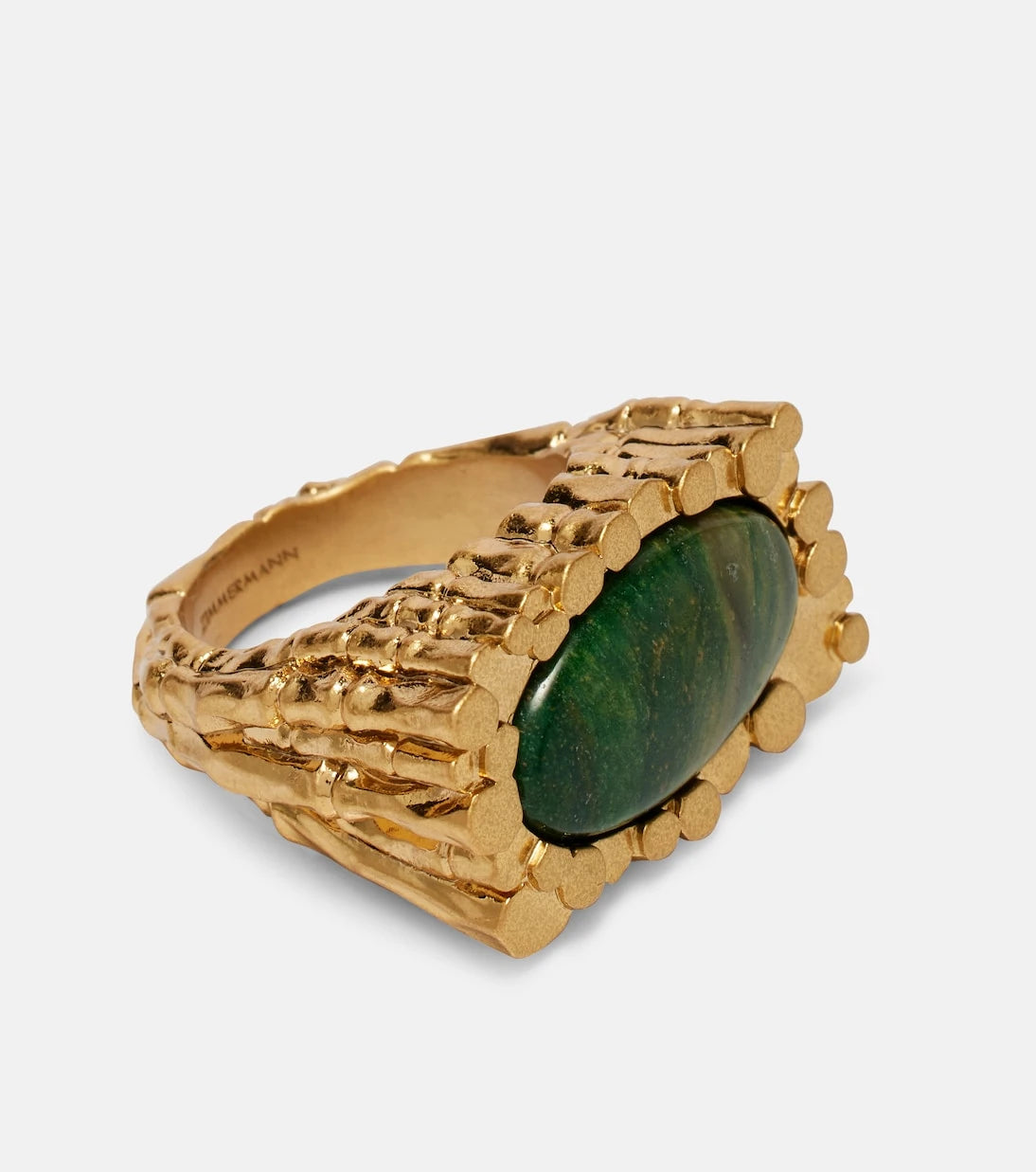 Zimmermann - Wisp embellished gold-plated ring