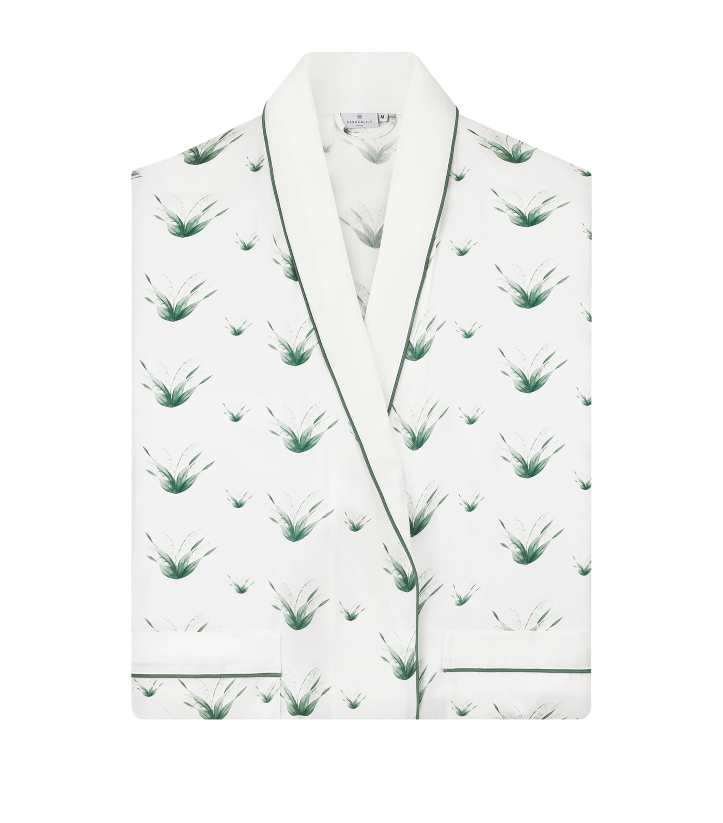 Gingerlily x Memo Press Silk Lily Of The Valley Robe (Medium)