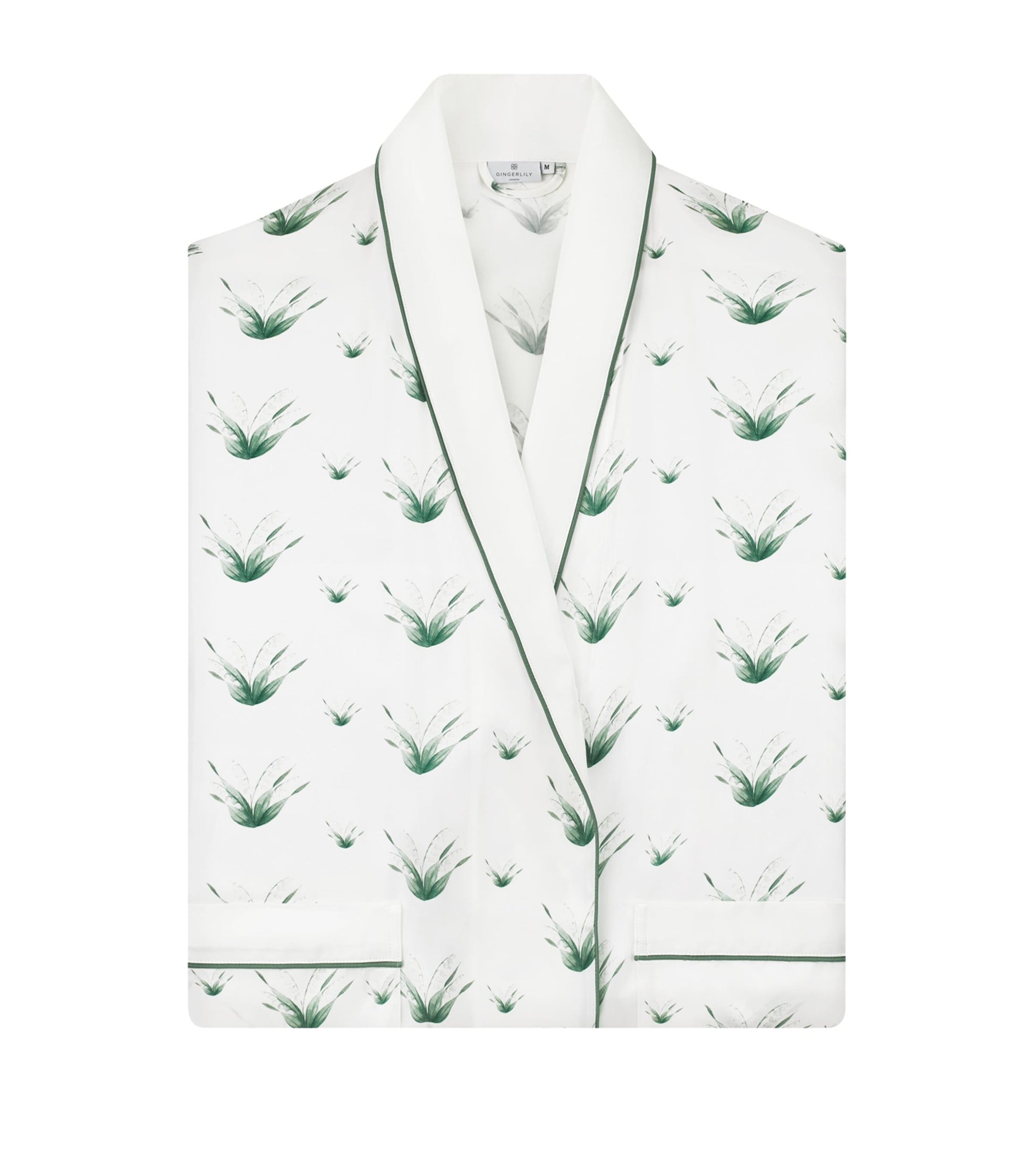 Gingerlily x Memo Press Silk Lily Of The Valley Robe (Medium)