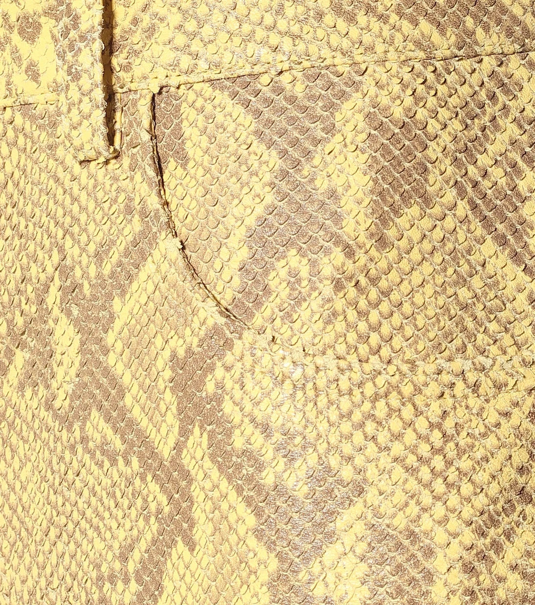 Common Leisure - High-rise straight leather pants
