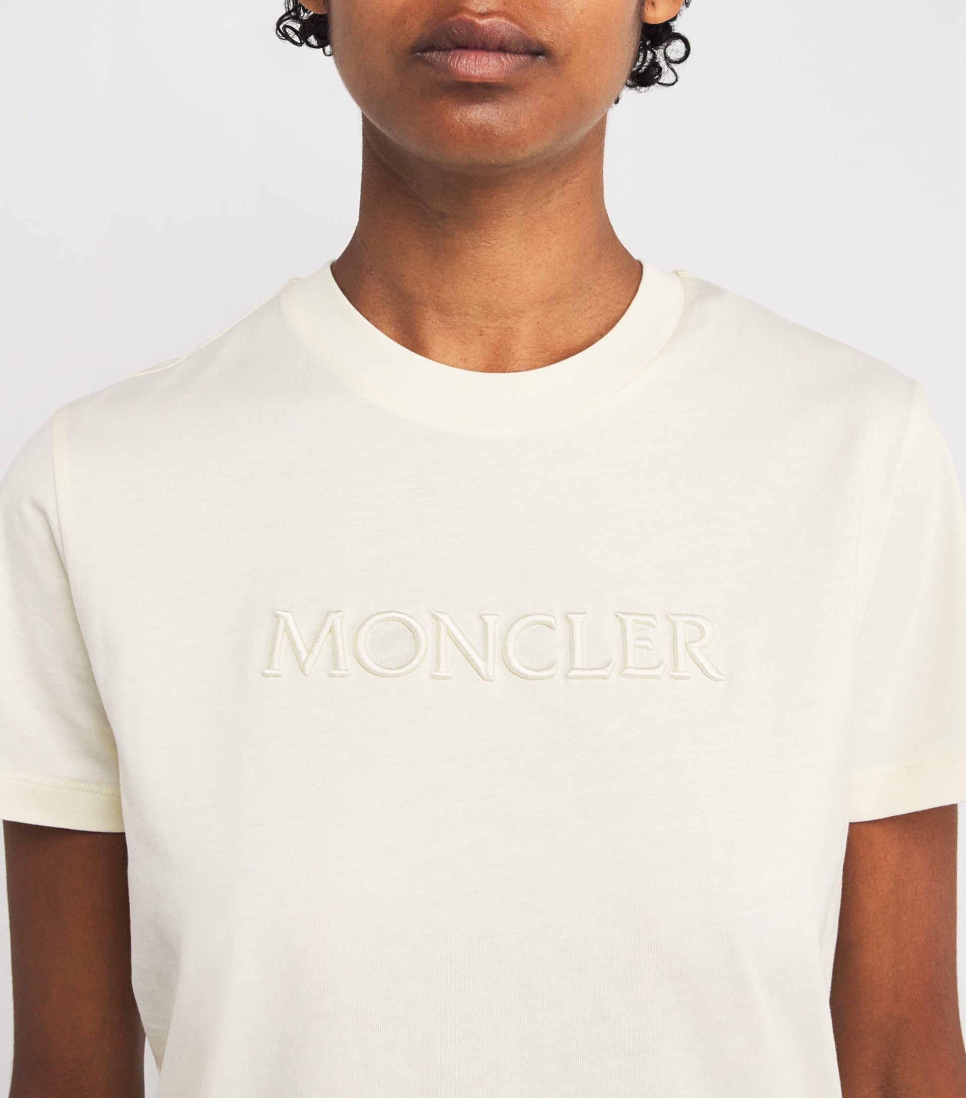 White Cotton Logo T-Shirt