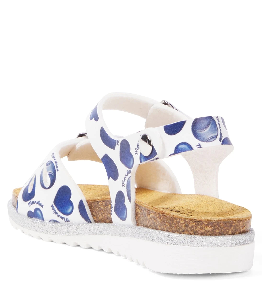 Monnalisa - St. Cuori faux leather sandals