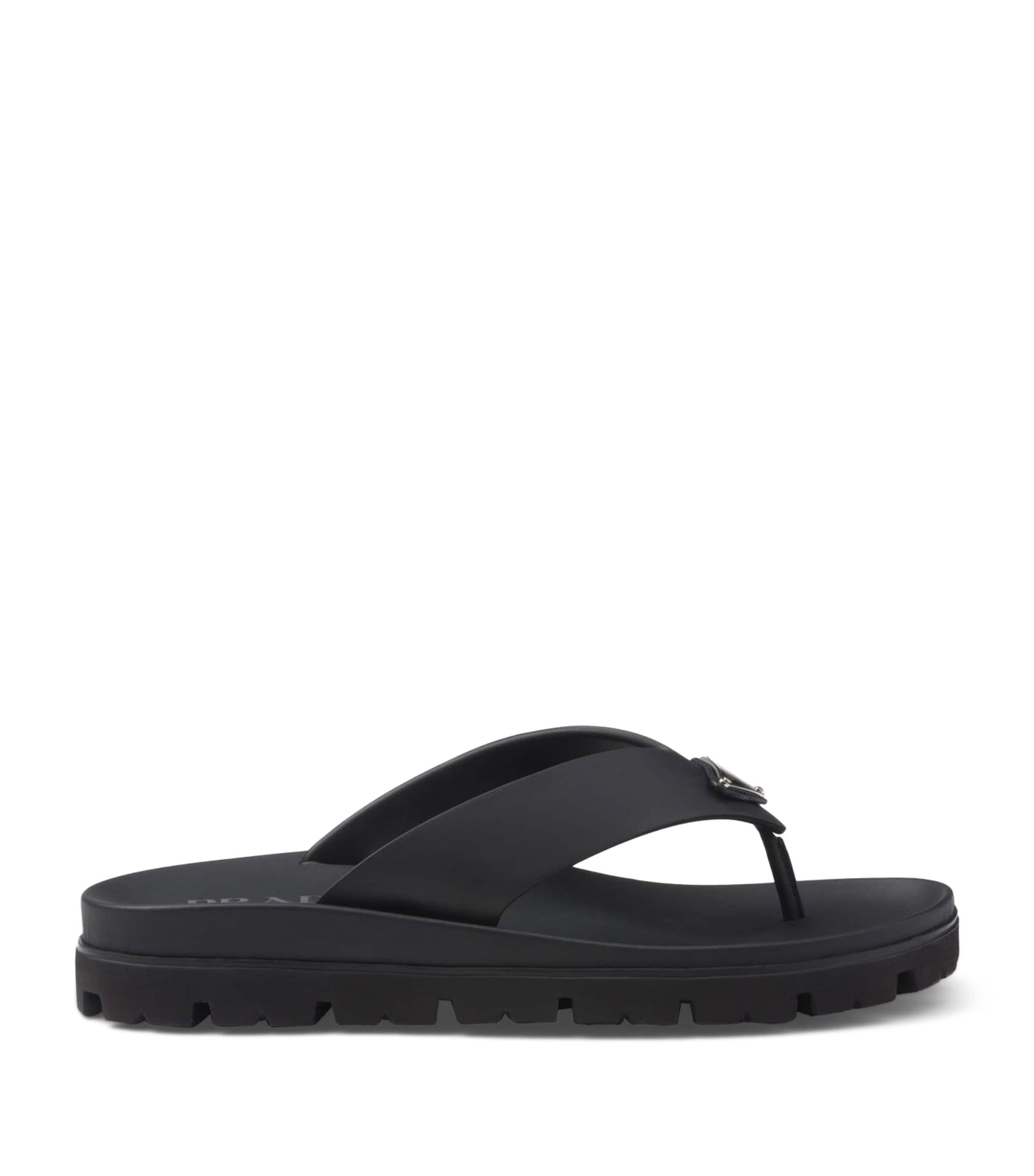 Rubber Logo Thong Sandals