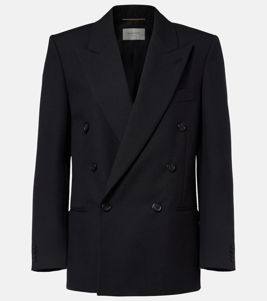 Saint Laurent - Double-breasted wool blazer