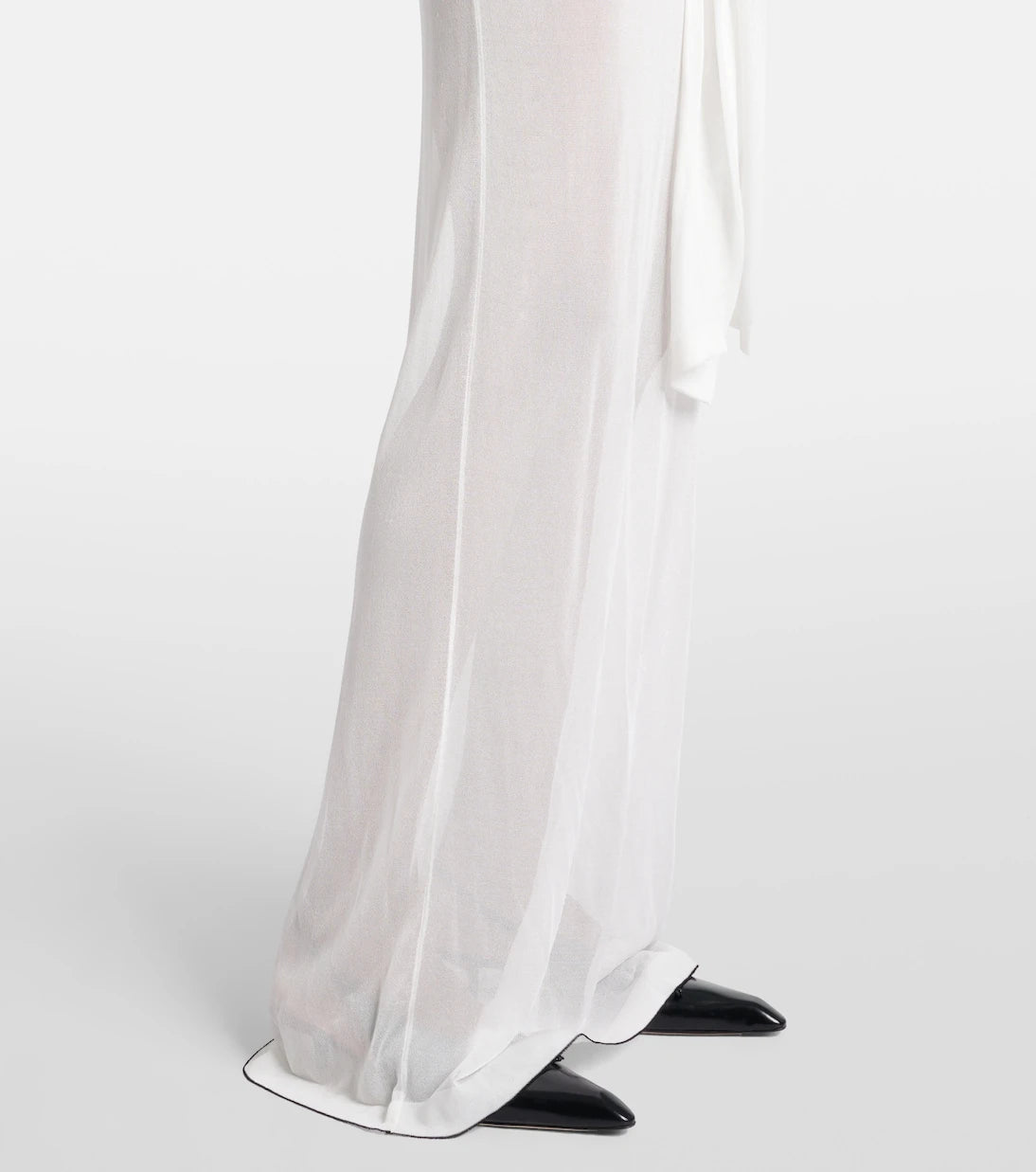Jacquemus - La Robe Maille Nodo sheer gown