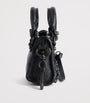 Balenciaga Black Micro Leather Le City Bag Charm