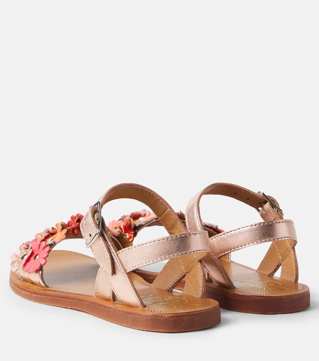 Pom d'Api - Plagette Multi Flo leather sandals
