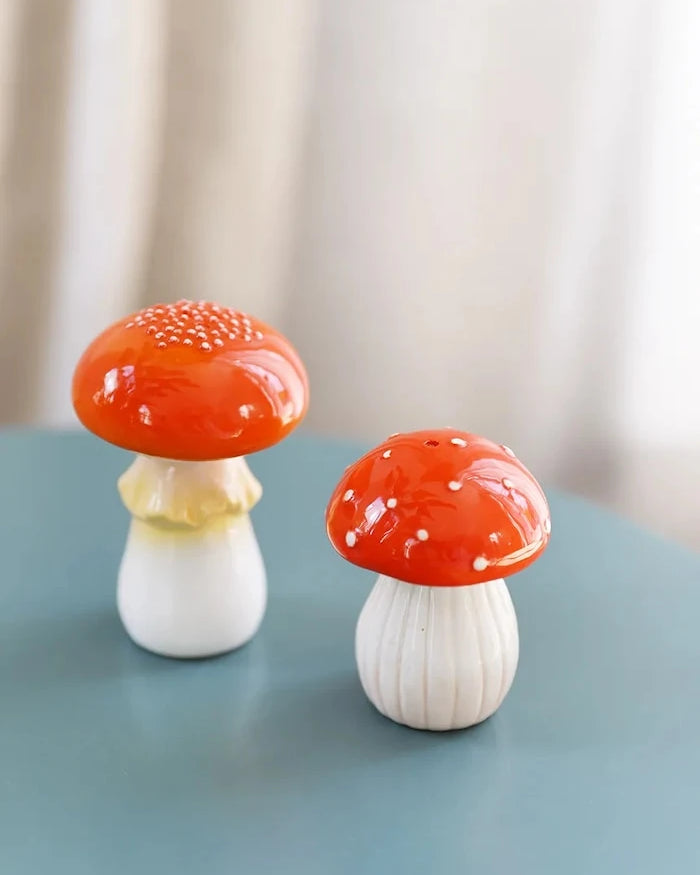 &k amsterdam Mushroom Tuz ve Karabiber Seti