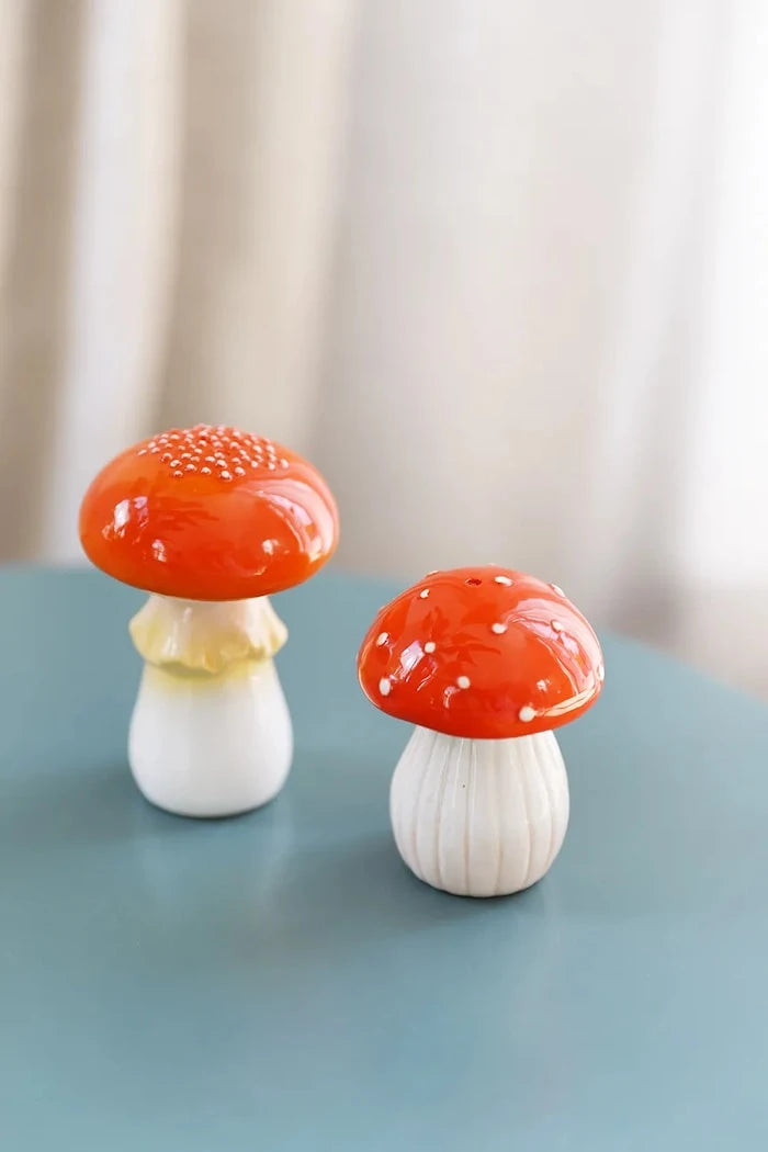 &k amsterdam Mushroom Tuz ve Karabiber Seti