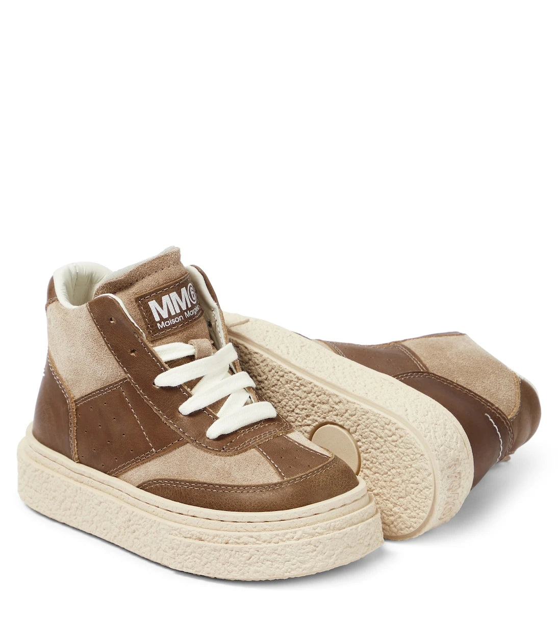 MM6 Maison Margiela Kids - Suede sneaker boots
