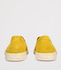Yellow Suede Loafers