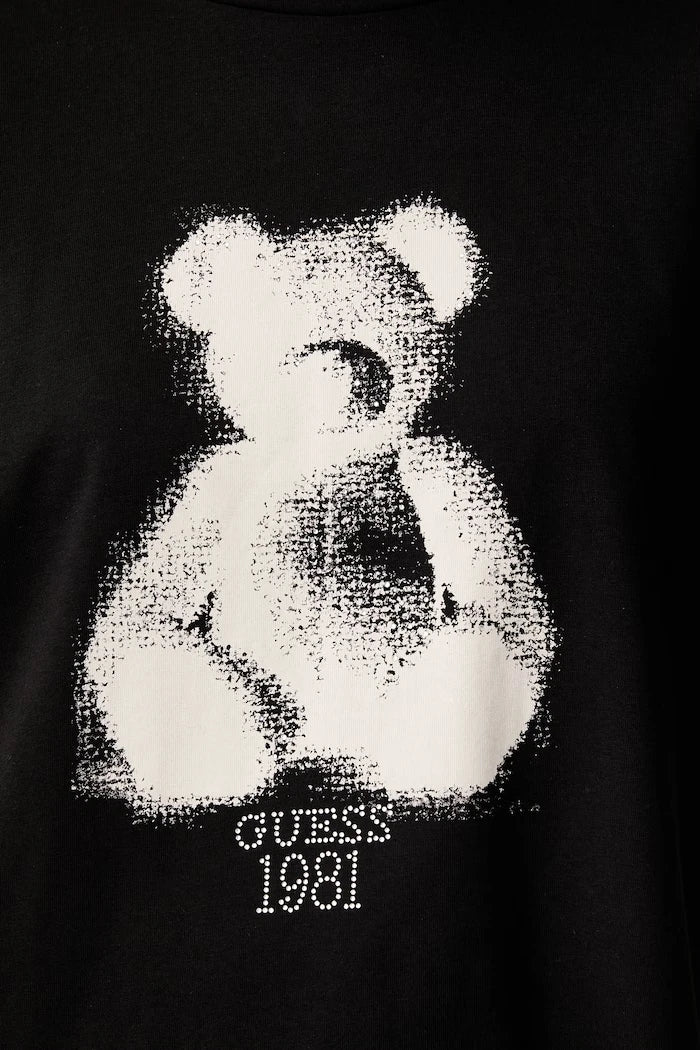 Guess тениска дамска от памук BEAR