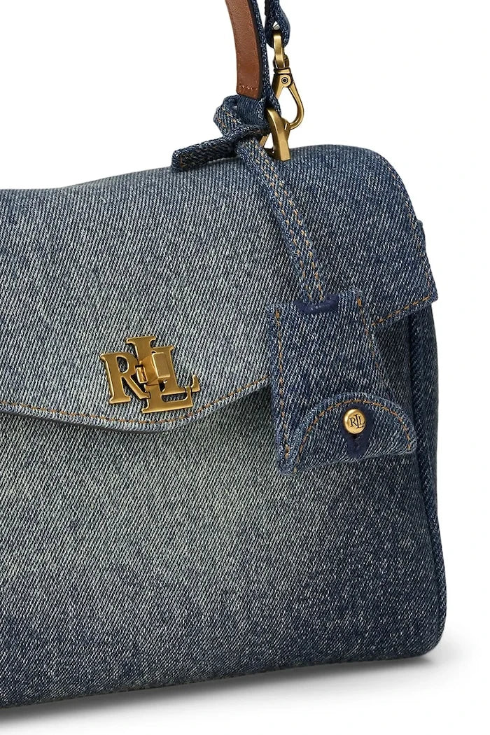 Lauren Ralph Lauren denim kadın crossbody çanta