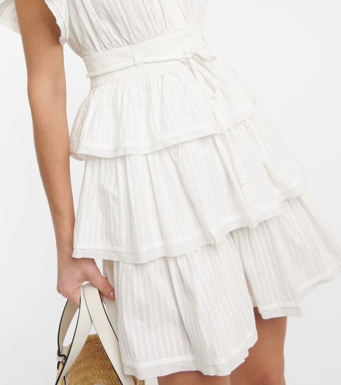 Ulla Johnson - Camilla ruffled cotton poplin minidress
