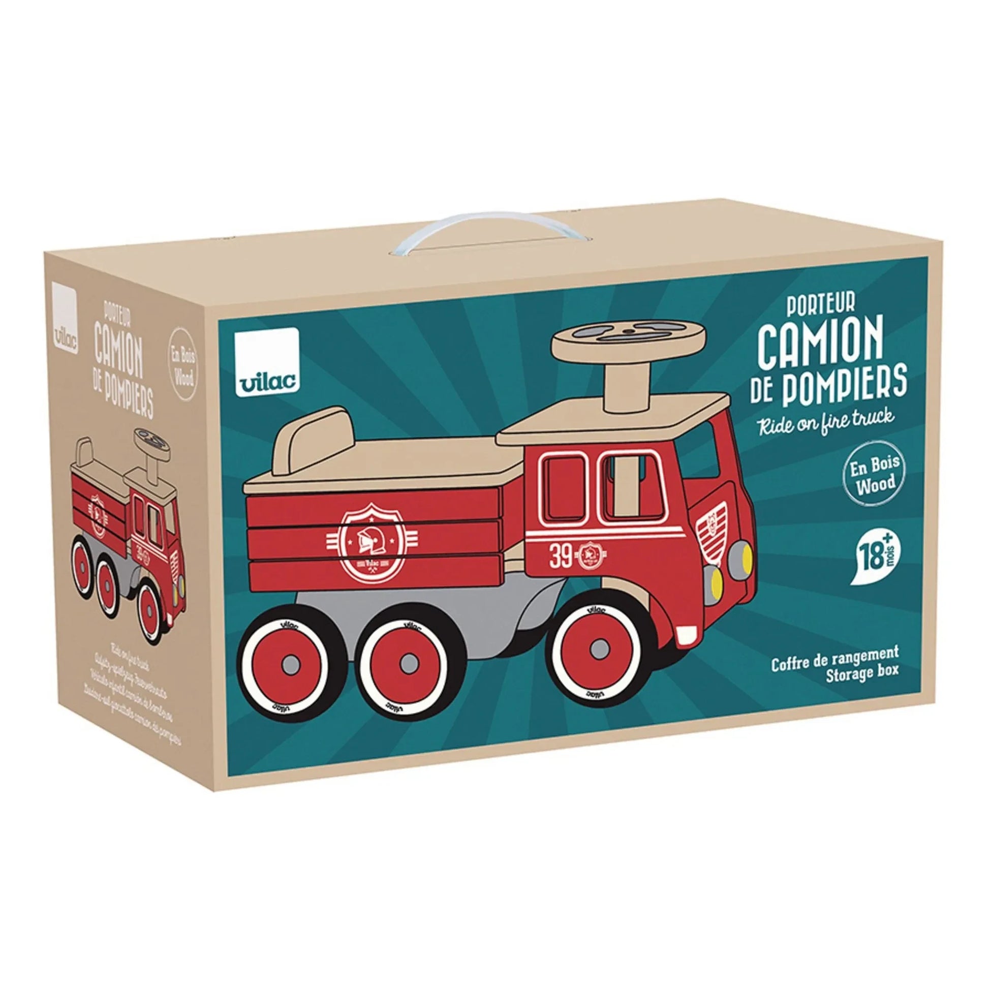 Vilac - Fire truck carrier