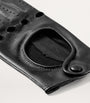 Aspinal Of London Black Women's Nappa Leather Driving Gloves (Small)