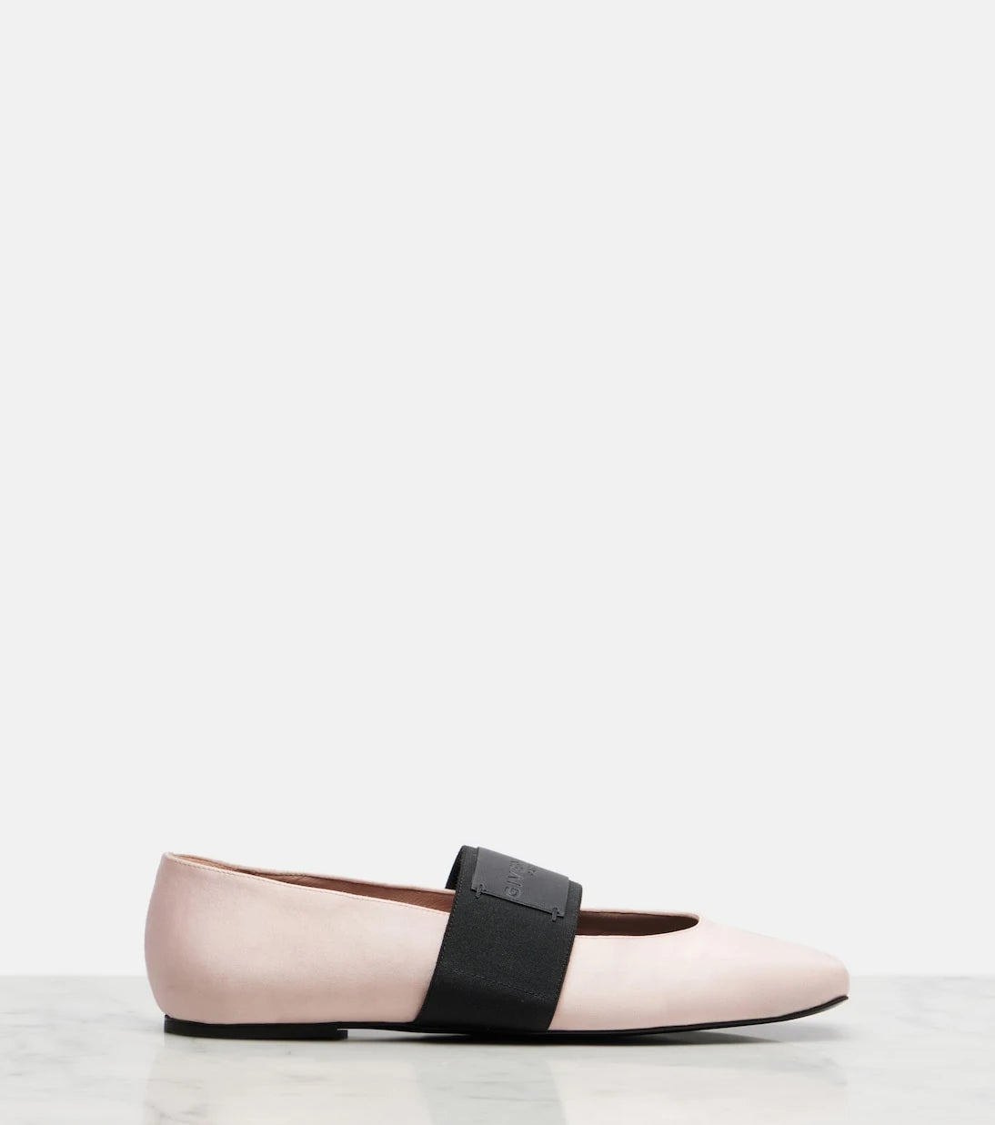 Givenchy - Sliced Square satin ballet flats