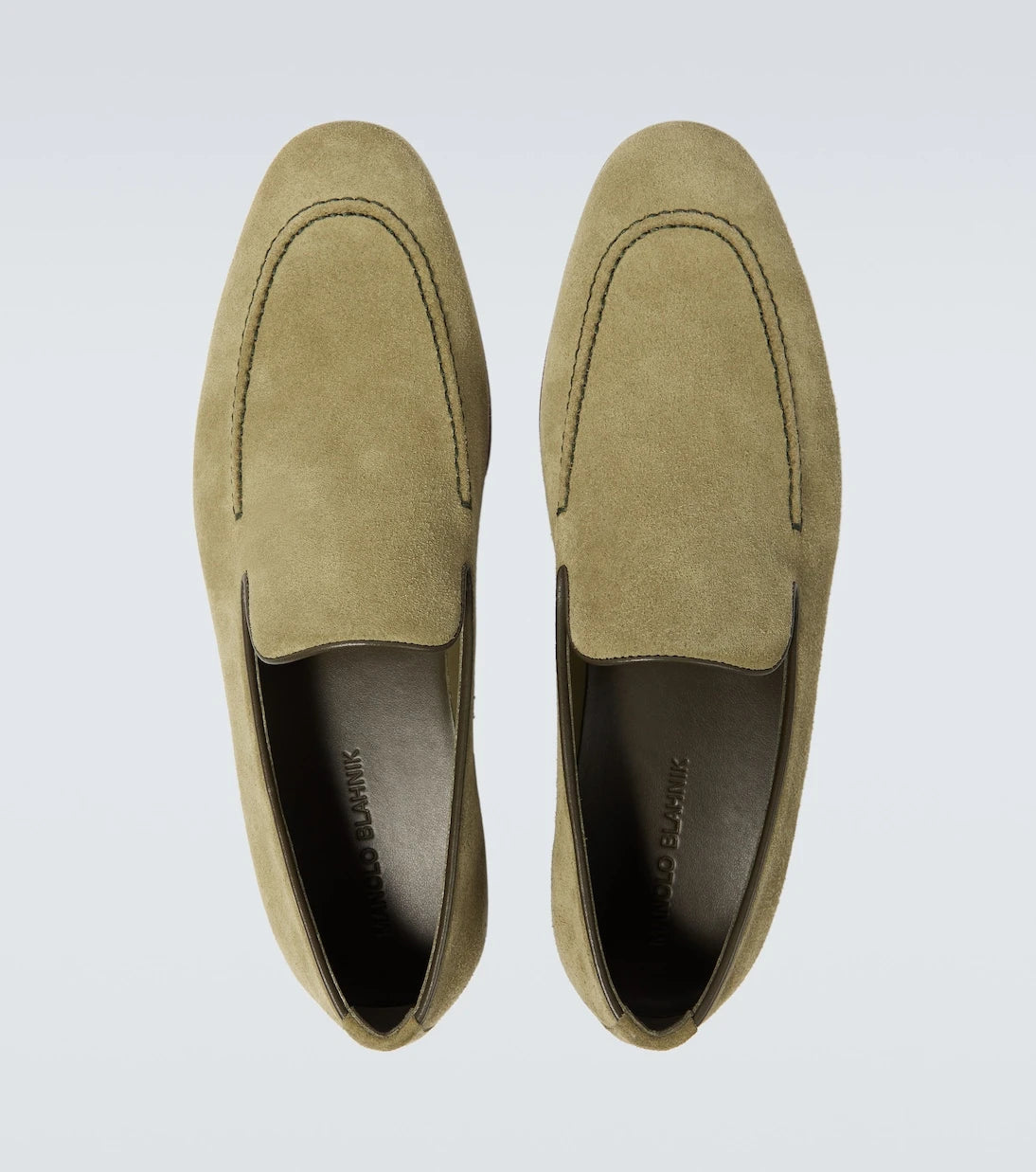 Manolo Blahnik - Truro suede loafers