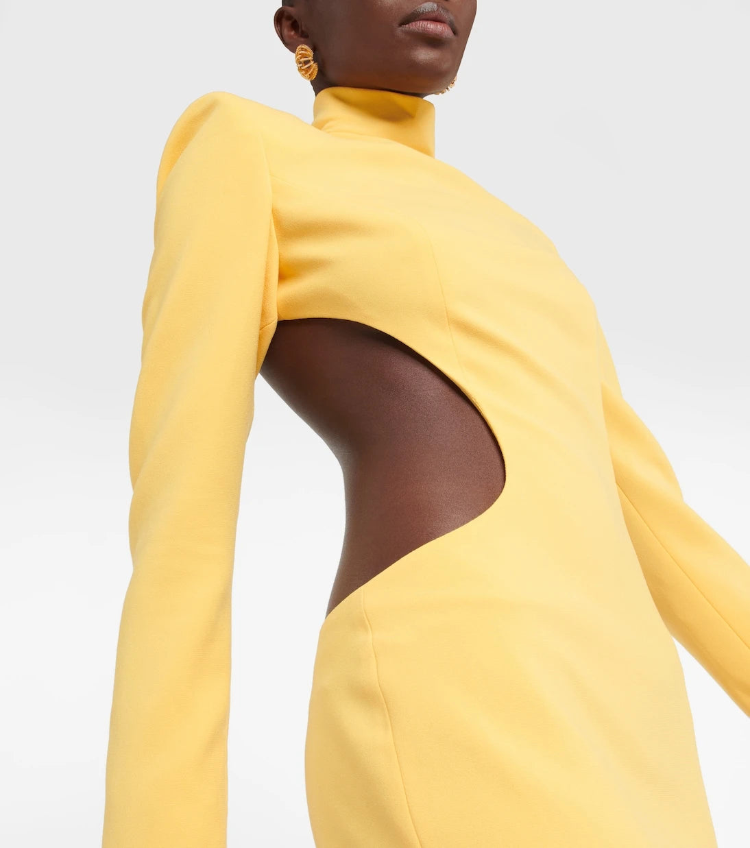 Mônot - Cutout crêpe minidress