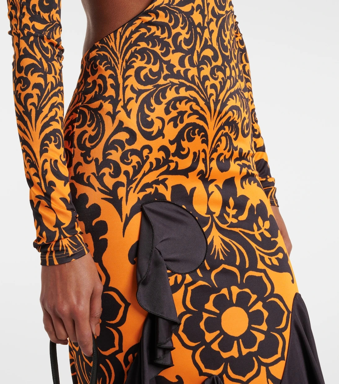Etro - Printed open-back midi dress