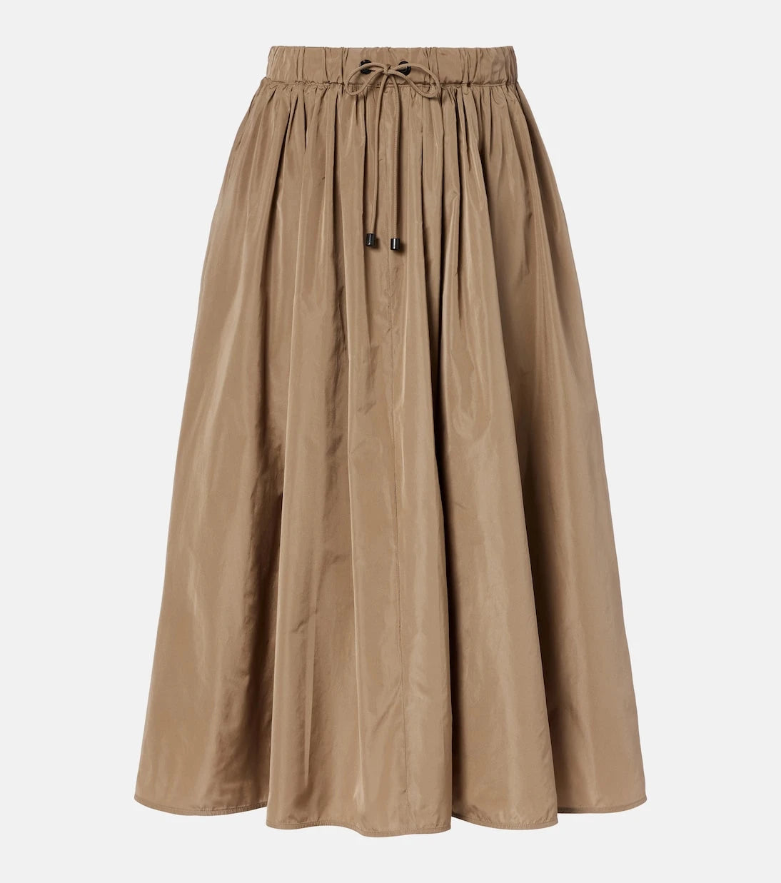 Max Mara - Lonza taffeta midi skirt