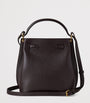 Mulberry Leather Islington Bucket Bag EBONY