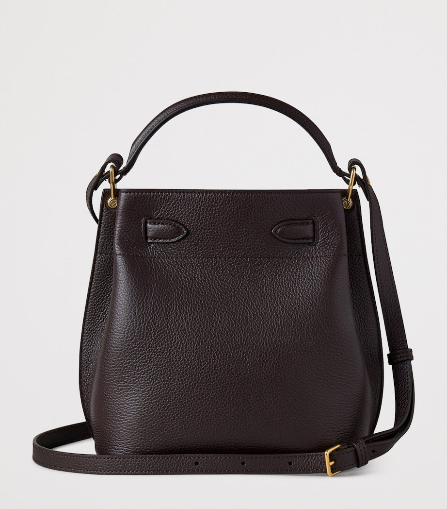 Mulberry Black Leather Islington Bucket Bag