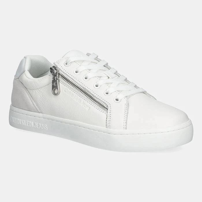 Кожени маратонки Calvin Klein Jeans CLASSIC CUPSOLE ZIP LOW IN